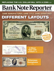 Bank Note Reporter Magazine