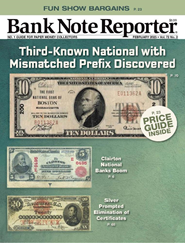 Bank Note Reporter Magazine
