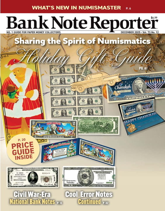 Bank Note Reporter Magazine