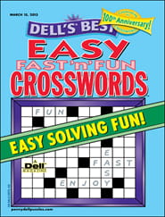 Dell's Easy Fast 'n' Fun Crosswords Magazine