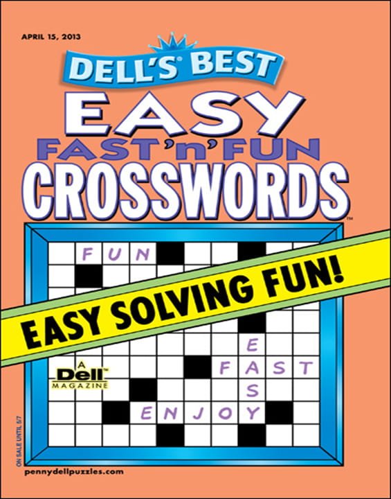 Dell's Easy Fast 'n' Fun Crosswords Magazine