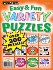 Easy & Fun Variety Puzzles Magazine