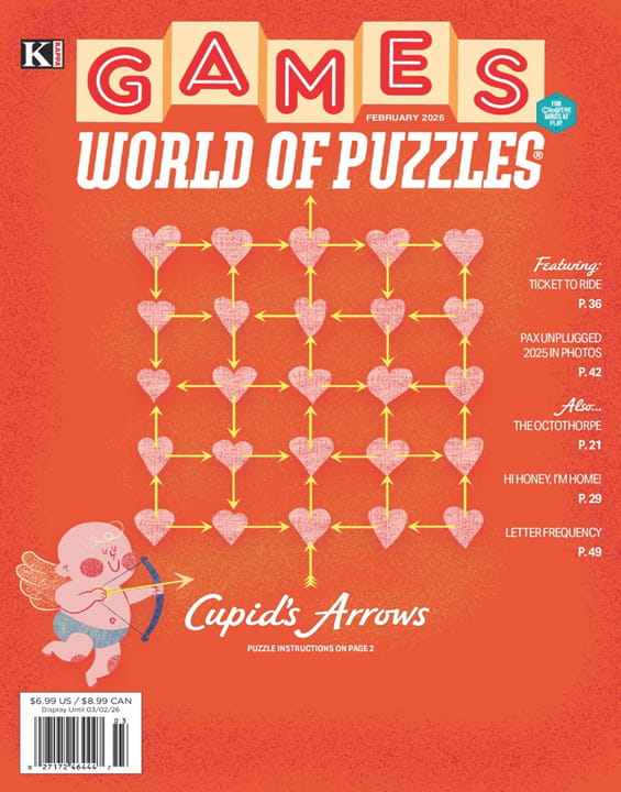 Games World of Puzzles Magazine