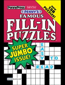 Famous Fill-In Puzzles Magazine