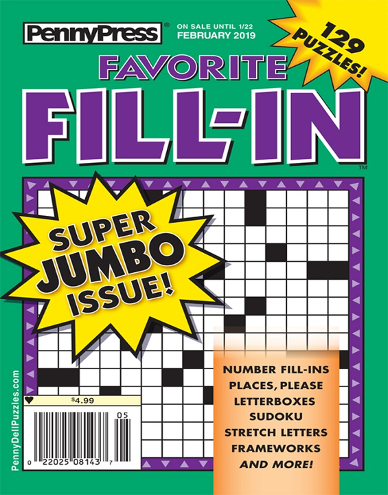 Favorite Fill-In Magazine