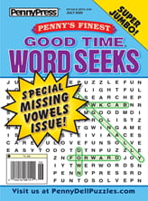 Pennys Finest Good Time Word Seeks Magazine