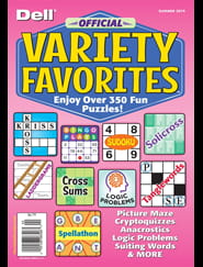 Dell Official Favorite Variety Puzzles Magazine