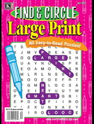 Find & Circle Large Print Magazine